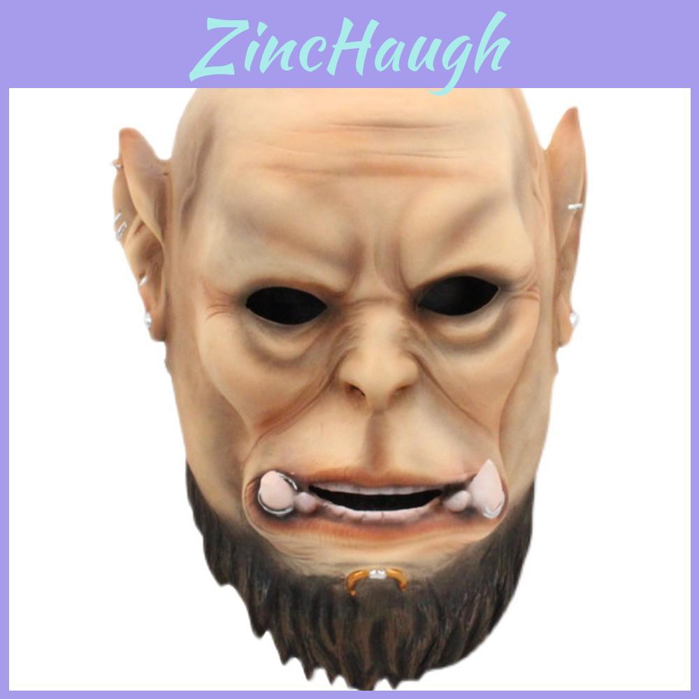 Terrifying World Of Warcraft Orc Mask Resin Facepiece For Halloween And Festive Events