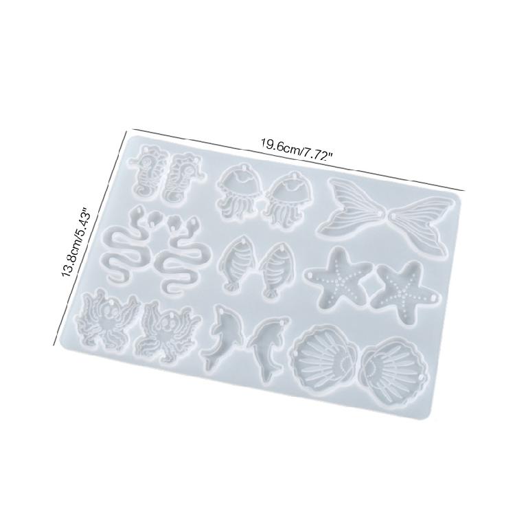 Resin Jewelry Molds,9 Pairs Earring Resin Molds for DIY Resin Jewelry,Pendant