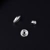 S925 Sterling Silver Six-Character Mantra Spacer Beads for DIY Tibetan Style Bracelets