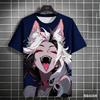 Summer Men's Women's T-Shirts 3D anime girl pattern printing gifts for man casual home graphic t shirts