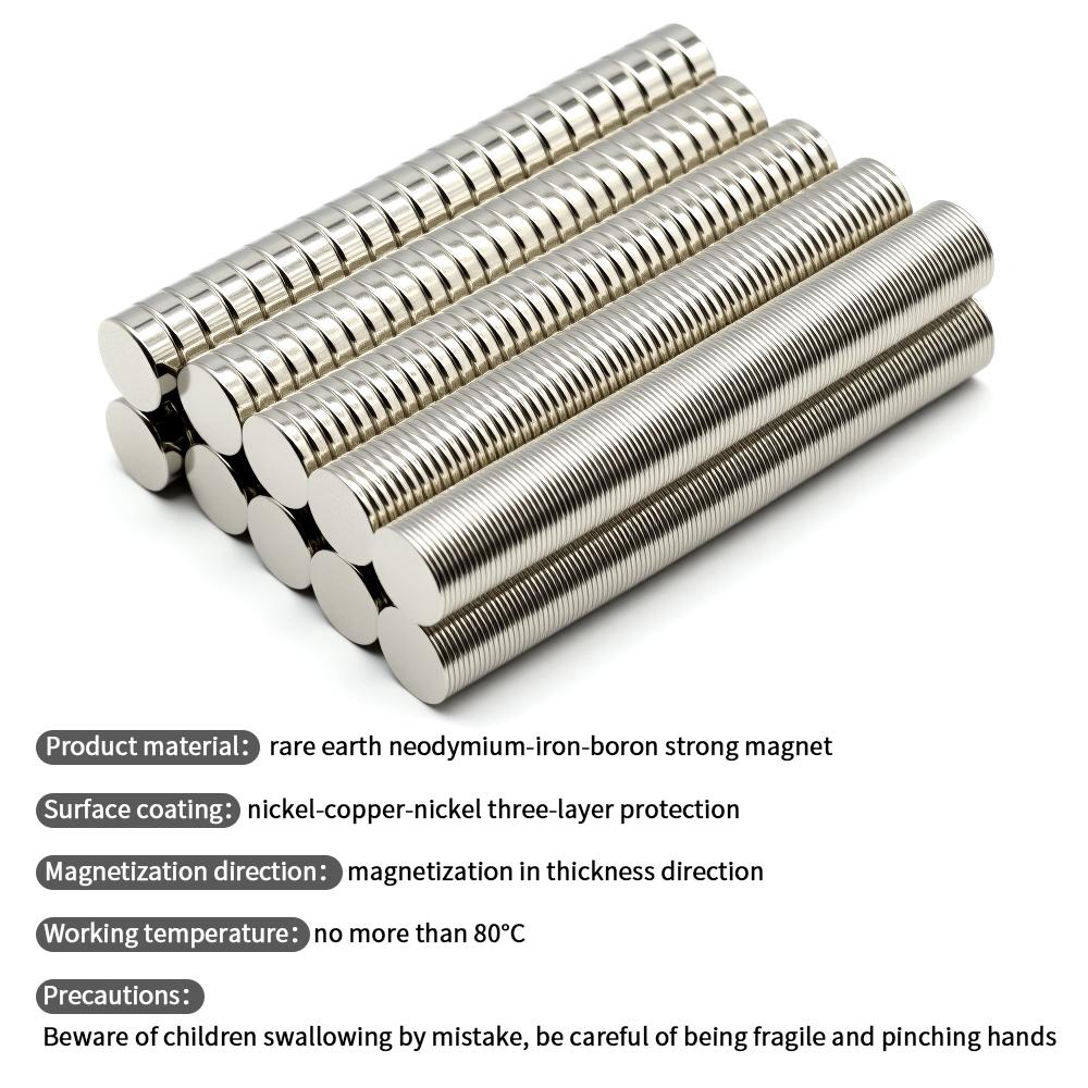 Super Strong Neodymium Magnet N35 NdfeB Permanent Magnetic imanes Round Powerful Magnets Refrigerator 15x1 15x2 15x3 15x4 15x5