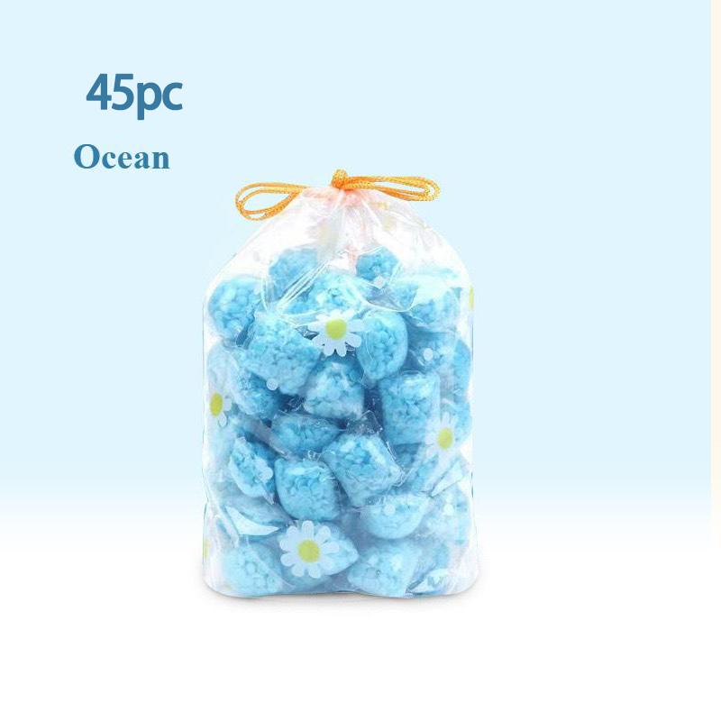 45Pcs Laundry Scent Beads, Water-Soluble Granules Fabric Softener Capsules, Laundry Scent Booster, Fragrance Enhancer