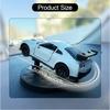 1/64 Dynamic Vehicle Car Model Center Decoration Turning And Tracking Universal Auto Accessories