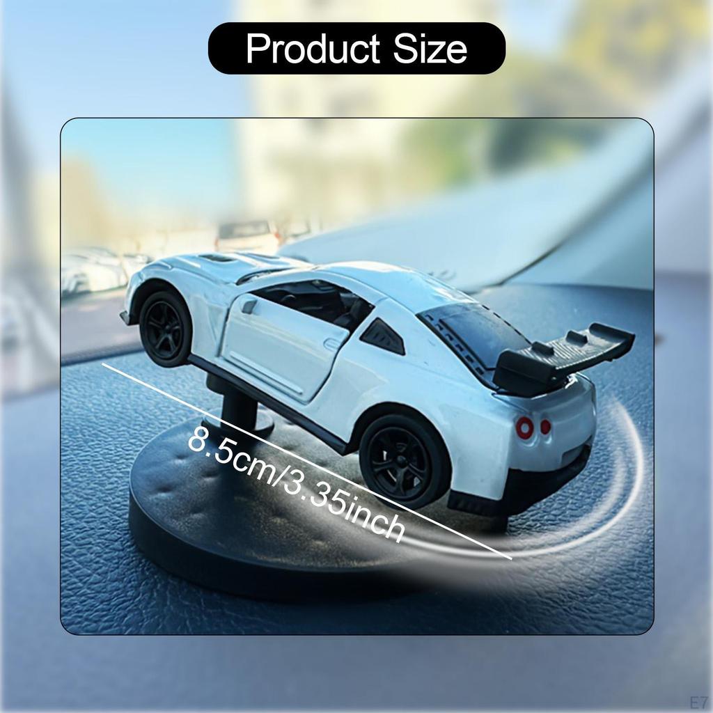 1/64 Dynamic Vehicle Car Model Center Decoration Turning And Tracking Universal Auto Accessories