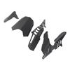 CNC Motorcycle Rear Mudguard & Chain Guard Cover Kit Replacement for YZF R3 R25 13 17 (Black)