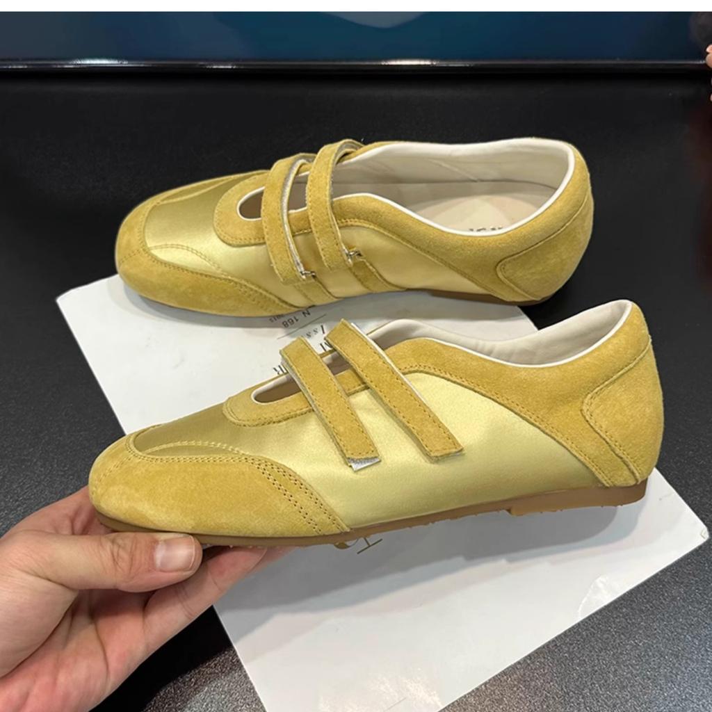 Retro słowo z moralnymi butami treningowymi damskie 2025 wiosna i lato nowy niszowy design rzep modne wszechstronne buty Mary Jane