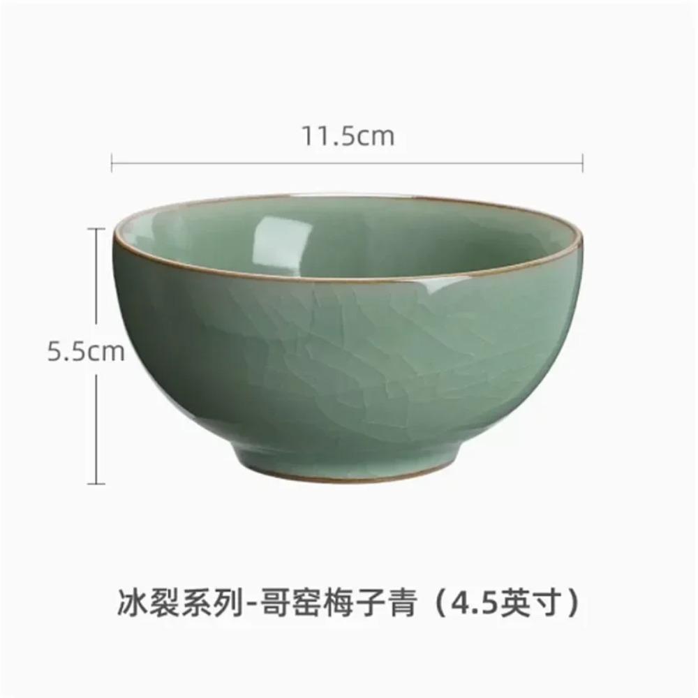 Large capacity Ceramic Teacup Longquan Celadon Tea Bowl Porcelain Teaware Accessories Master Tea cup Single Cup Drinkware