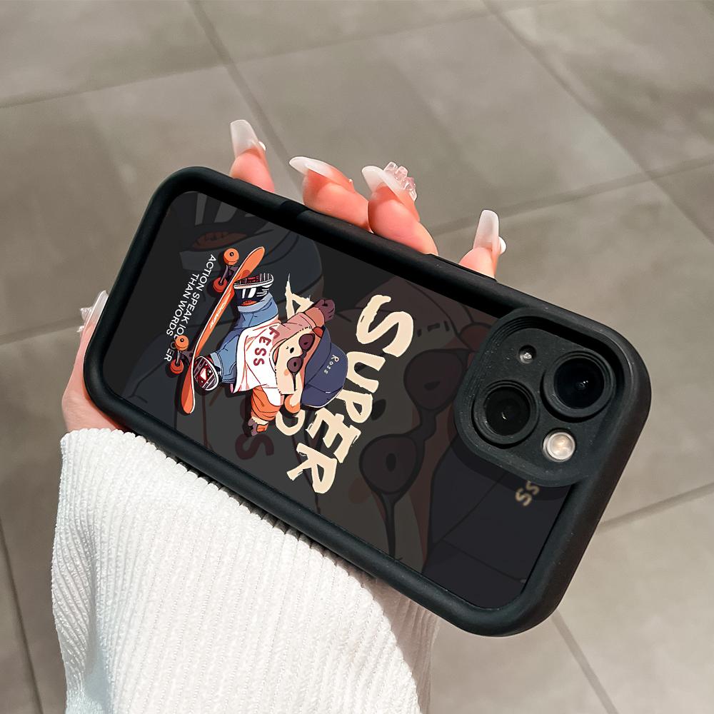 Soft Silicone Phone Casing Full Cover Camera Shockproof Protection Case for Samsung Xiaomi Redmi Poco