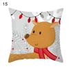 Christmas Themed Throw Pillow Cover With Short Plush Print For Living Room Decoration Cushion Cover Pillow Covers Decorative