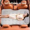 Automatic Car Inflatable Mattress Car Rear Sleeping Pad Travel Bed SUV Car Sleeping Artifact Air Mattress Built-in Air Pump