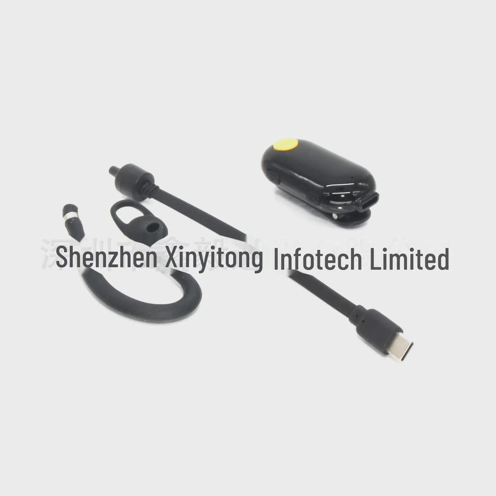 Mini Earhook UHF 100 Walkie Talkie, 0.5W, 400-470MHz