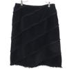 Midi Length Corduroy Skirt 44 Black Women Used