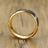 Tungsten Steel Rings Men Matte 8mm Gold-color Anti-scratch Waterproof Jewelry for Men Wedding Party Jewelry Gifts