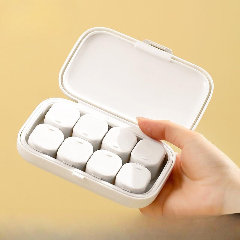 Portable Mini Storage Box for Household Medicine Boxes, Large-capacity 7-day Morning, Noon and Evening Pill Boxes