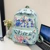 Disney Zaino Stitch Zaino Scuola Primaria Bambini Zaino Medio Perdita di Peso Zaino Ultraleggero