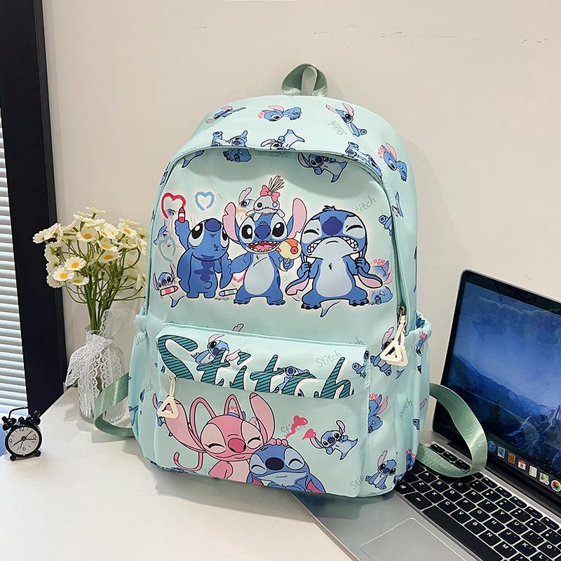 Disney Zaino Stitch Zaino Scuola Primaria Bambini Zaino Medio Perdita di Peso Zaino Ultraleggero
