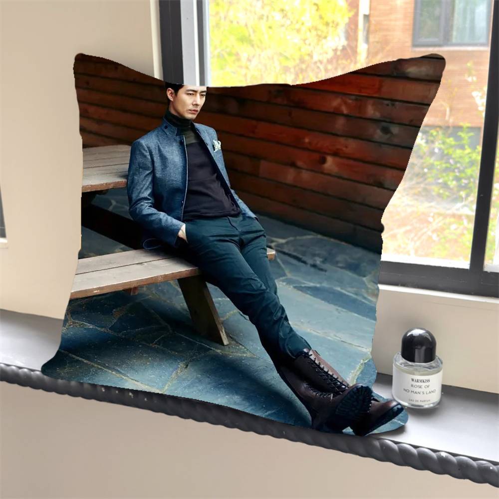 1PC KPOP idol Jo In-sung Pillow Case Square  Bedroom Sofa Leisure Comfort Cushion Car Home Decoration Pillowcase 40x40