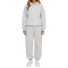 Women’s Two Piece Hooded Sweatshirt and Sweatpants Set Loose Fit Long Sleeve Pullover with Kangaroo Pocket Drawstring Pants Loungewear