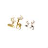 Elegant Resin Deer Figurines Set Decorative Reindeer Statues Collection for Living Room Office