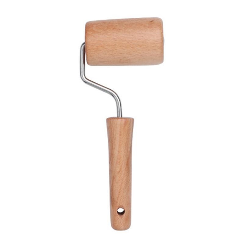 Beechwood Rolling Pin for Pastry Tortillas Pizza Cookie Dumplings Baking Ergonomic Dough Roller Wooden Baking Tool