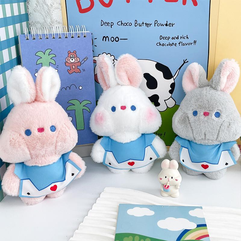 Adorable Plush Bunny Keychain Toy Soft Lilith Rabbit Doll Stuffed Animal Bag Charm