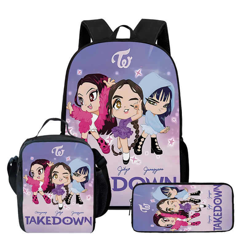 Kpop Witch Hunter Group Schoolbag High Definition Printing Casual Cross Border Light Backpack One Piece Hair