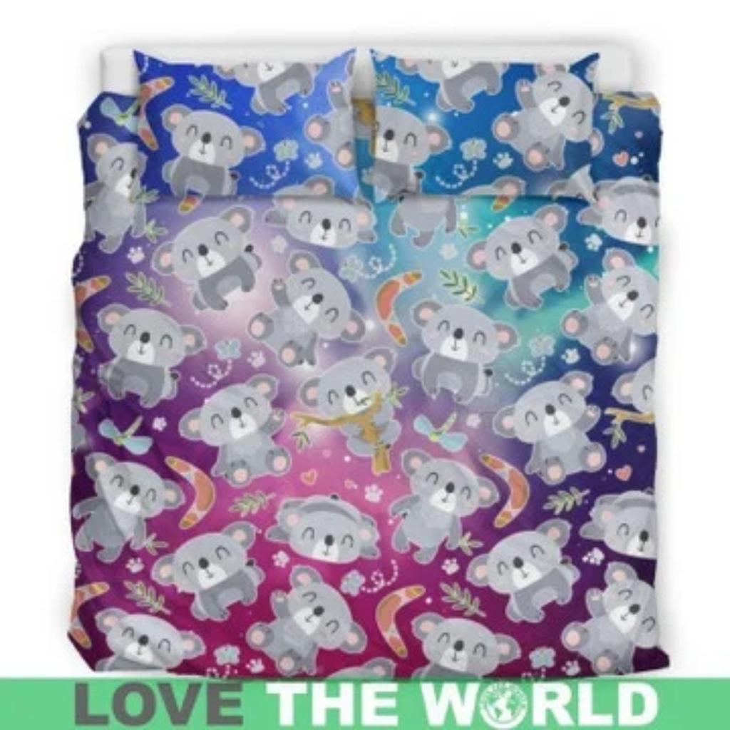 Bettdeckenbezug-Set Hawaii Goldene Schildkröte und Hibiskus Bettwäsche-Set Kissenbezug