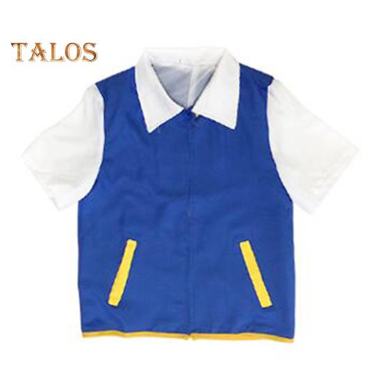 3Pcs/Set Anime Outfit Role-Playing Costume Ash Fans Jacket Gloves Hat Set Daily Wear Parties Festivals