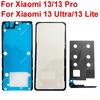 Full Set Back Battery Housing Cover Adhesive For Xiaomi Mi 13 Pro Ultra Lite Rear Battery Cover Sticker Parts