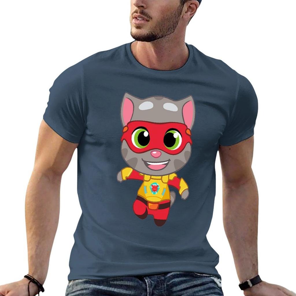 Music Retro Talking Tom Heroes Gifts Music Fans Tshirt Classic Print Short Sleeve Shirt