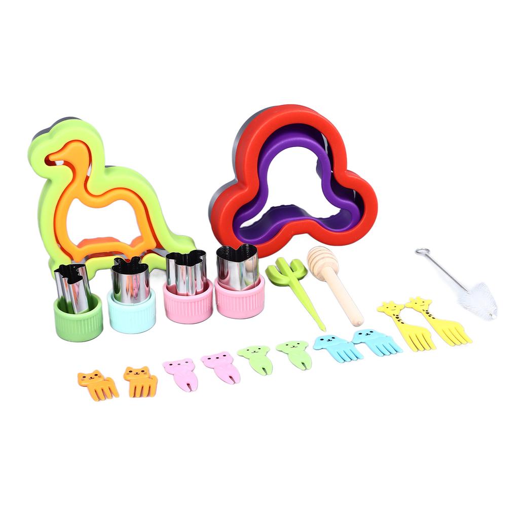 Sandwich Cutter and Sealer Set Bread Sandwich Pancake Maker DIY Cookie Cutter for Kids Boys Girls
