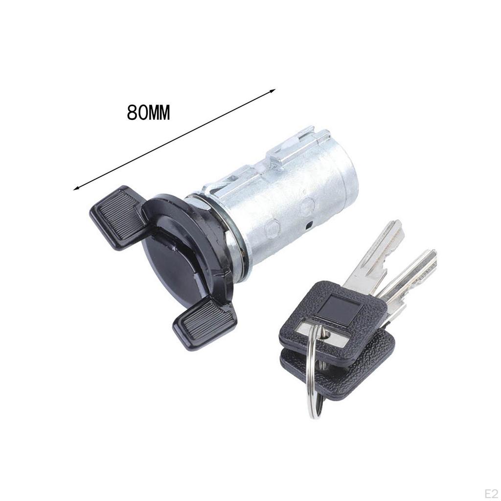 784057 Ignition Lock Cylinder Switch Automobile Accessory with Keys Replace Parts