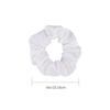 Girls Elastic Hair Ties White Scrunchies for Tie-dye Hair Ropes DIY Hair Scrunchies Soft Rubber Bands Hair Suppliess