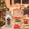 Red Wine Bag Decorative Reindeer Snowflake Christmas Style Fine Workmanship Table Decorations Ornamental Christmas Champagne Holder Cover