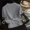 Sylvesters Women's Slim-Fit Round Neck Short-Sleeve T-Shirt