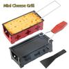 Wooden Handle Cheese Melter Pan Stainless Steel Cheese Fondue Set Mini Cheese Grill  Picnic
