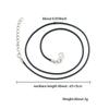 50Pcs Braided Adjustable Black Leather Rope Wax Cord DIY Handmade Necklace Pendant Lobster Clasp String Cord Jewelry Chain