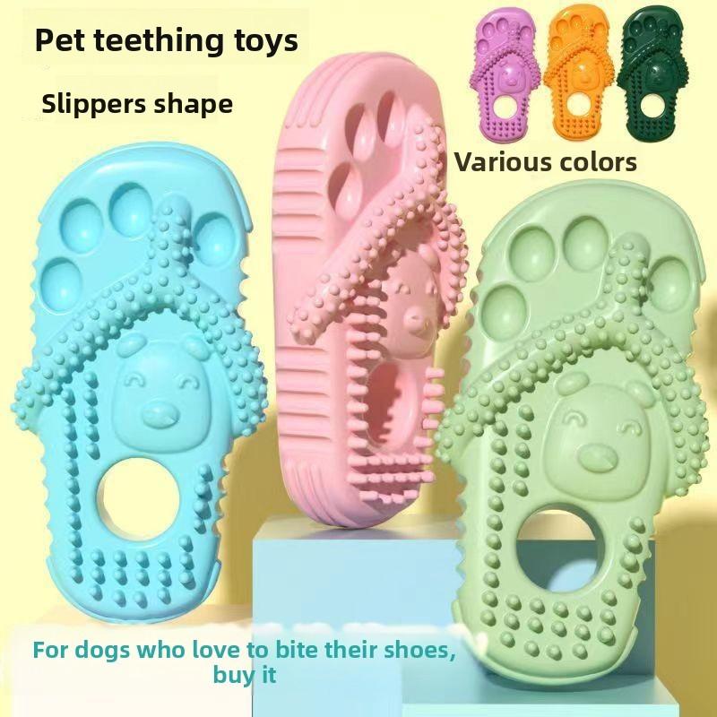Tpr Chew Shoes Pet Toy For Dogs And Cats With Tooth Cleaning Features Suitable For Play