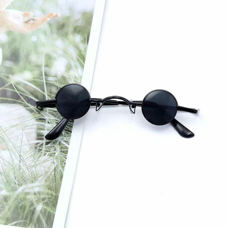 Trendige Mini Runde Retro-Sonnenbrille - Influencer Street Style für Herren