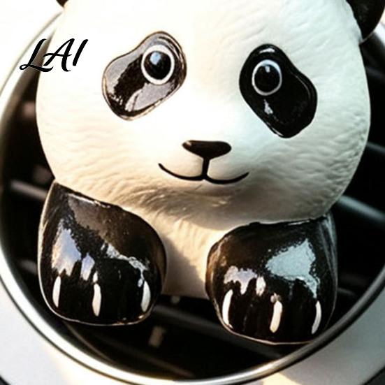 Essential Oil Diffuser for Car Cute Vent Clip Lying Cat/Tiger/Panda/Rabbit Air Freshener Holder SUV Clip Truck Interior Dashboard Decor with