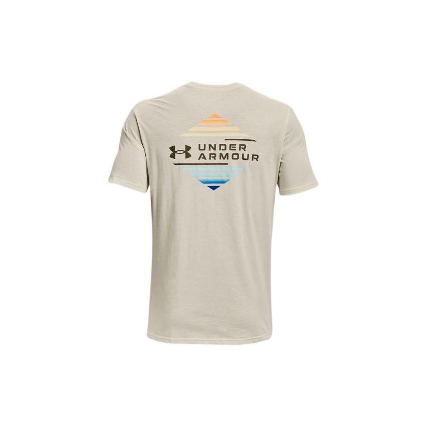 Under Armour T Shirt Men's Limestone White Unisex 1370189-279