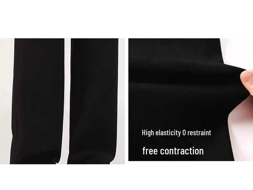 High Waist Slimming Petite Women's Black Jeans - 2025 Spring Collection