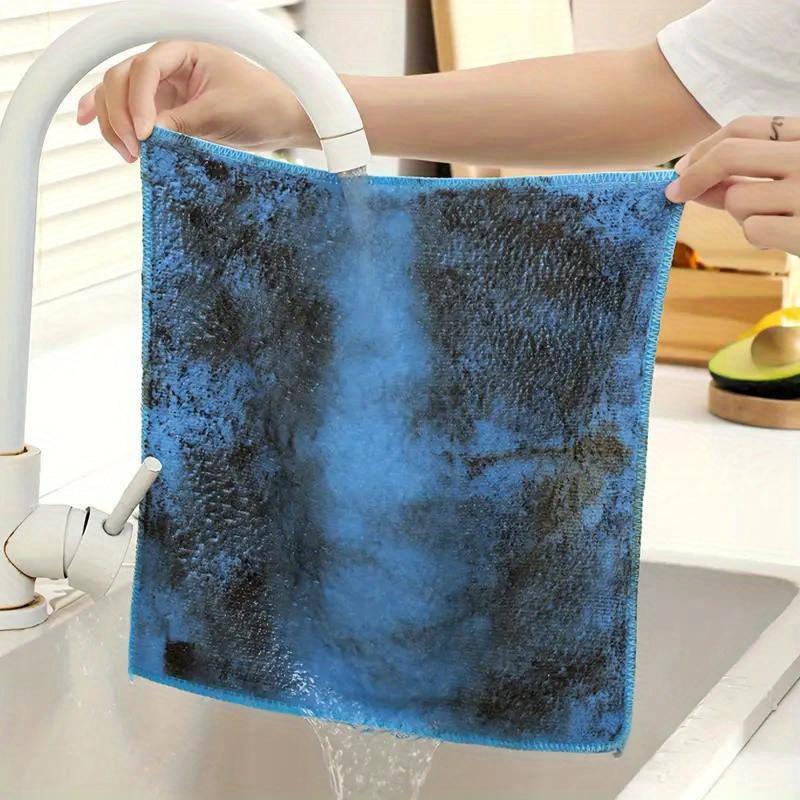 high quality5pcs/10pcs, Cleaning Towels, Reusable Cleaning Cloths for automotive detailing tools, Oil-Free Dish Cloths Multi-Purpose Cleaning Towels,