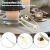 3Pcs Candle Extinguishing Tool Stainless Steel Candle Wick Trimmer Cutter Wick Dipper Candle Wick Trimmer Scissor Candle Stopper