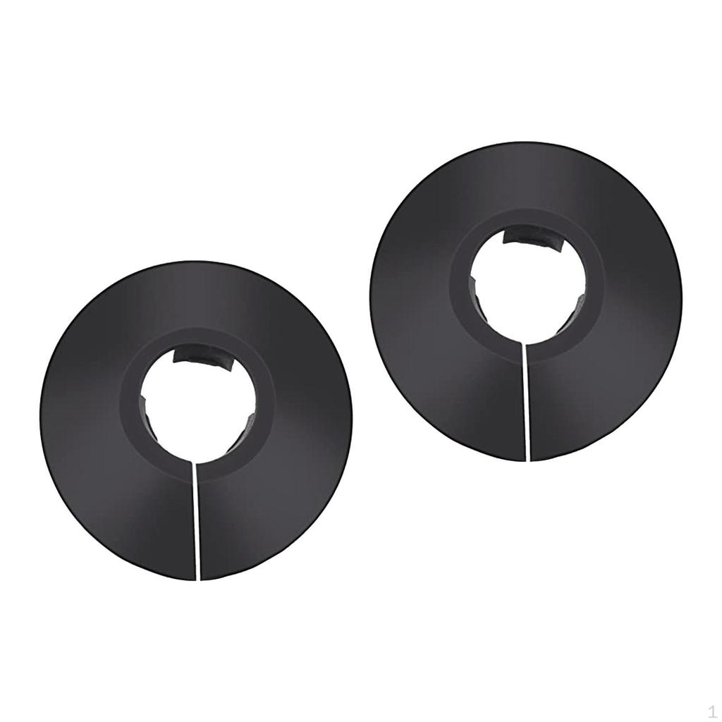 2 Pieces Flange Pipe Cover Heat Sink Water Drain Line for Faucets