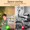 Stuffed Toy Storage Hammock 3-Layer Macrame Storage Net Washable Large Capacity Mesh Plush Toy Storage for Kindergarten Playroom