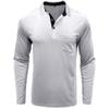 HERLNY Polo Long Sleeve Pullover Solid Plus Size S Men's Shirt, T-Shirt, Knit, Casual, Business, Stylish, Color, Moisture-Wicking, Quick-Drying,