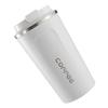 Smart Temperature Display Coffee Cup Portable 304 Stainless Steel Insulation Cup Simple Style Pure Color Generation 2nd White 380ml