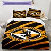 Dundee United Crest Printed Pattern Duvet Cover Set – Includes 1 Duvet Cover and 2 Matching Pillowcases Bedroom Decor Christmas Gifts
