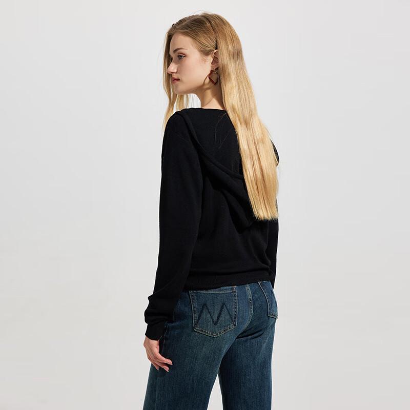 Ta Tu Faux Two-Piece Color Block V-Neck Knit Sweater